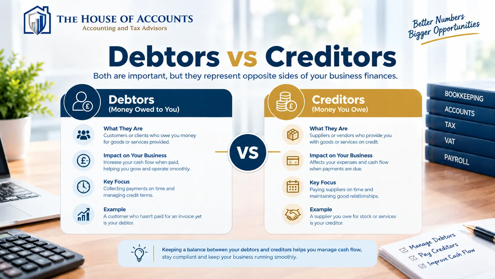Debtors vs Creditors